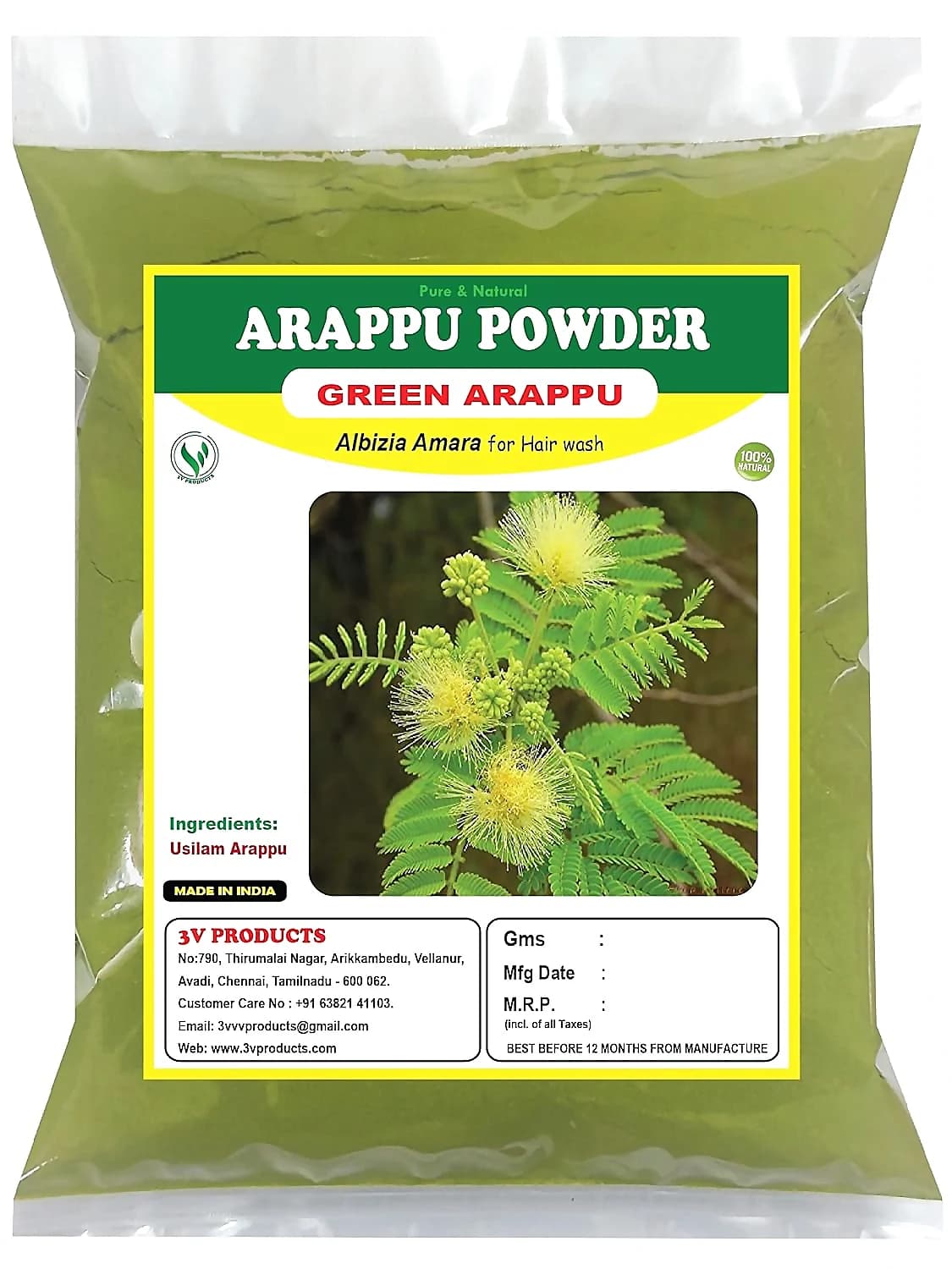 3V Products Arappu Powder