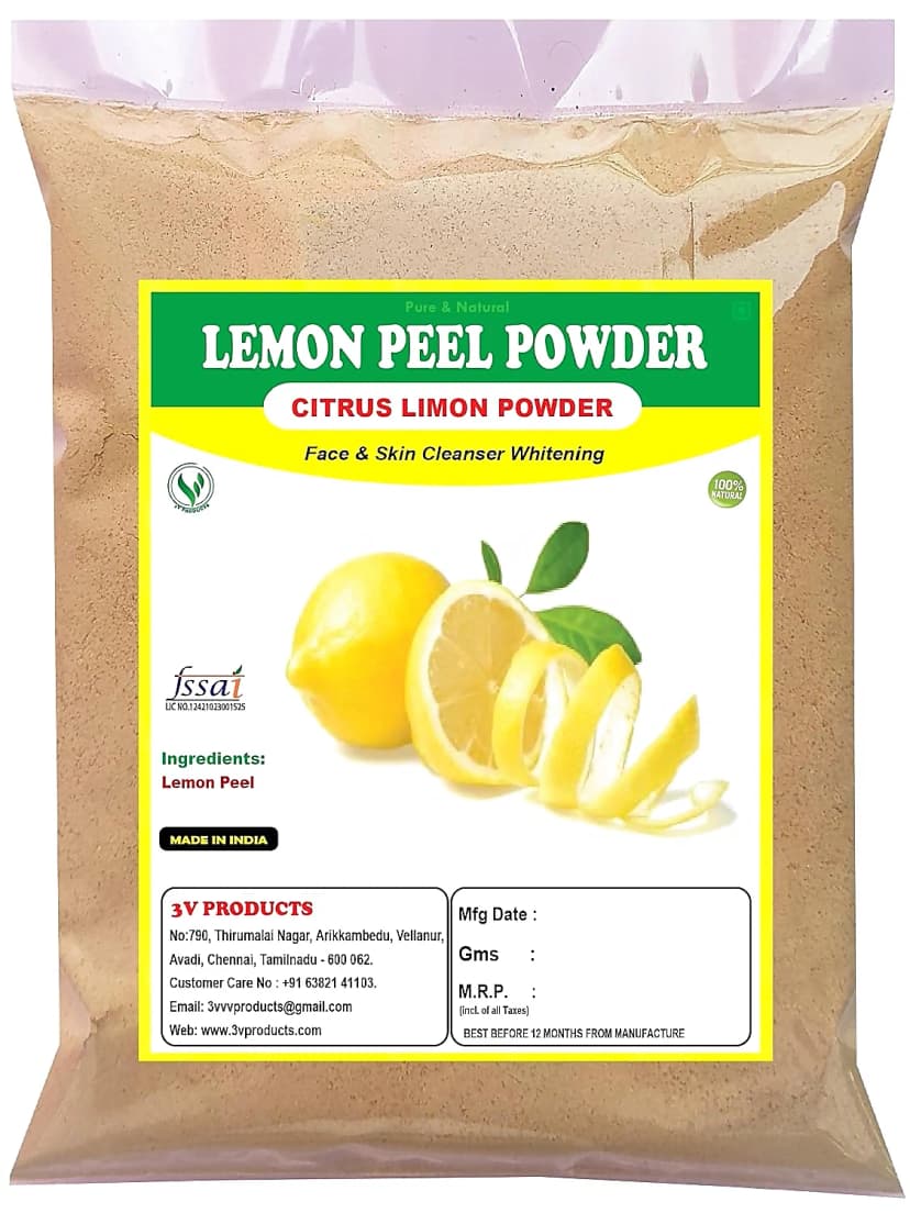 3V Products Lemon Peel Powder