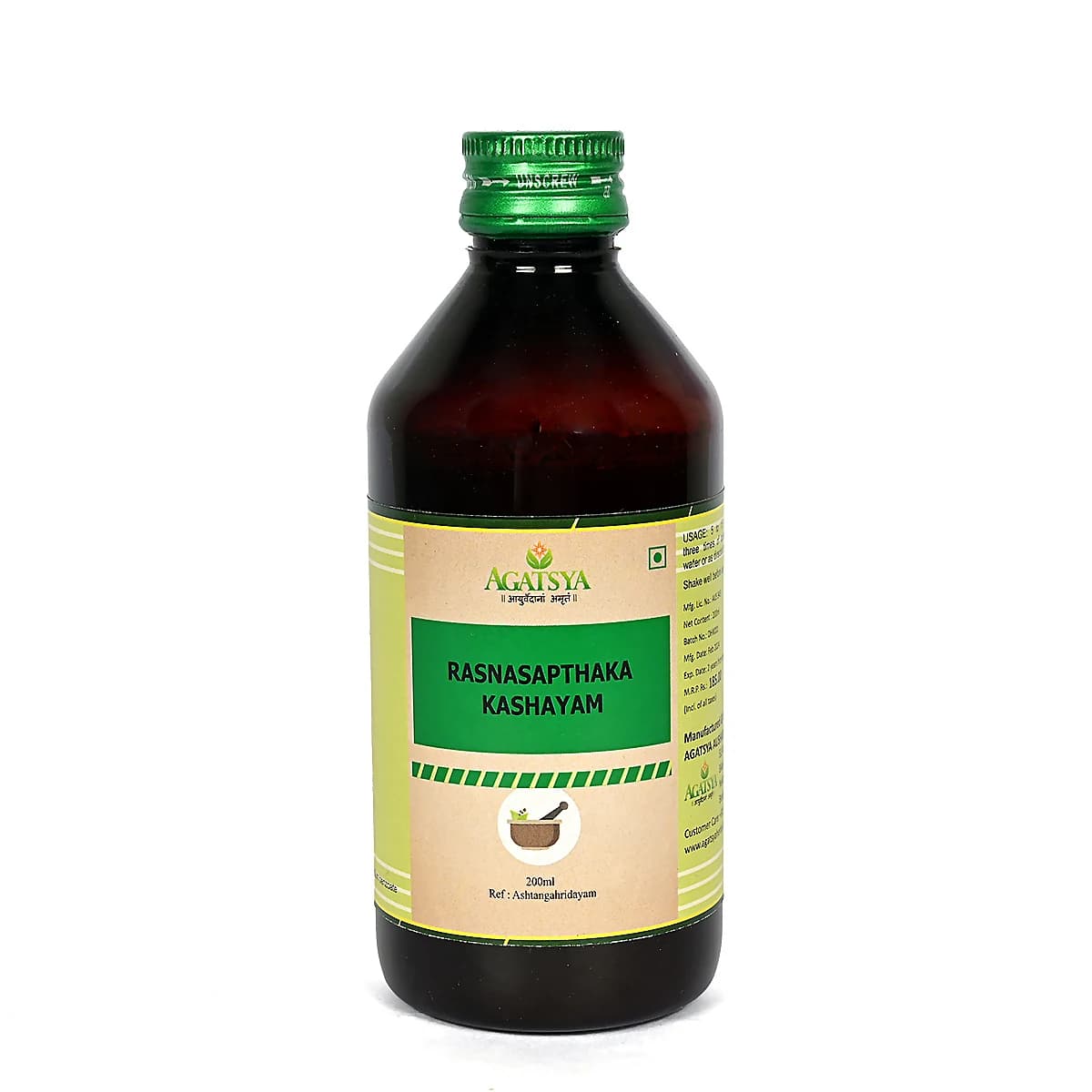 Agatsya Rasnasapthaka Kashaya