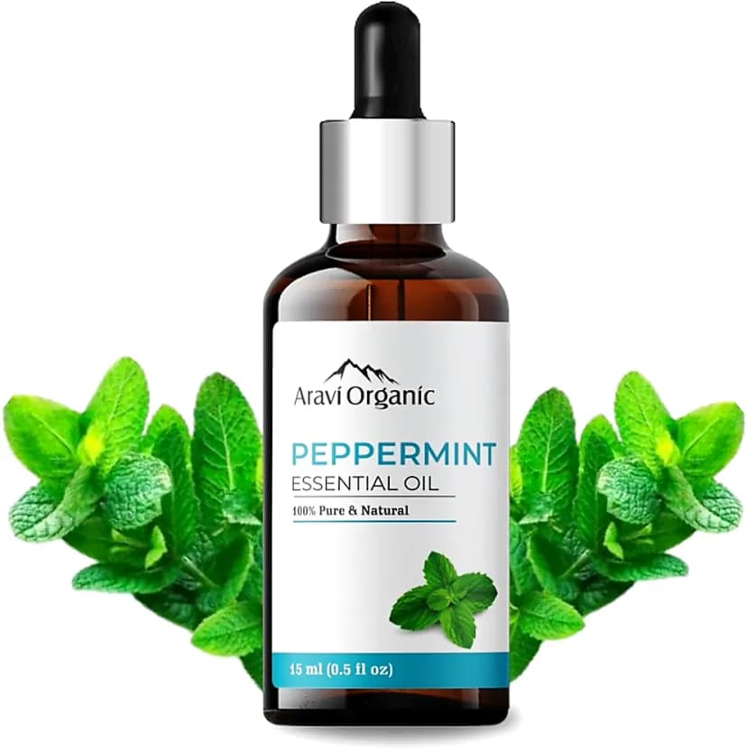 Aravi Organic Peppermint Essential Oil