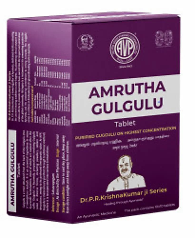 Arya Vaidya Pharmacy Amrutha Gulgulu Tablet