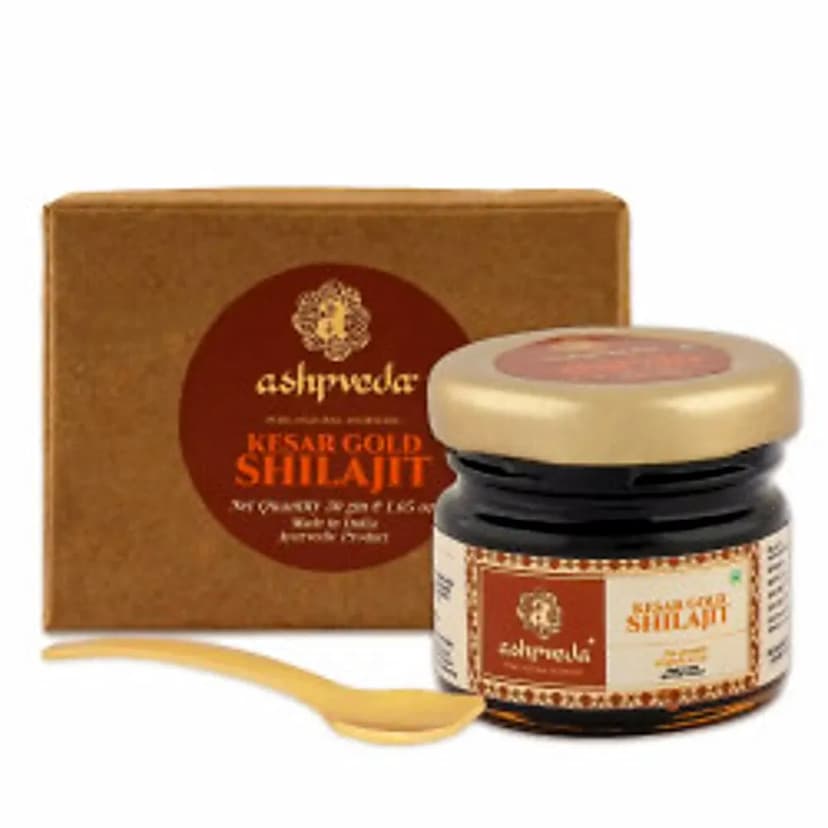 Ashpveda Kesar Gold Shilajit