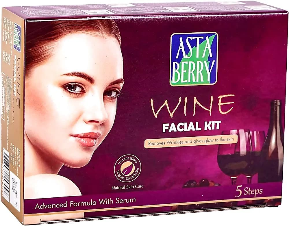 Astaberry Indulge Wine Facial Kit