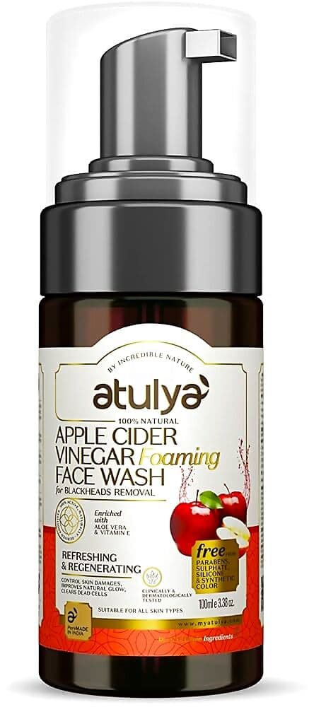 atulya Apple Cider Vinegar Foaming Face Wash