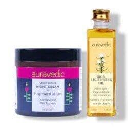 Auravedic Vedic Cream + Skin Lightening Oil