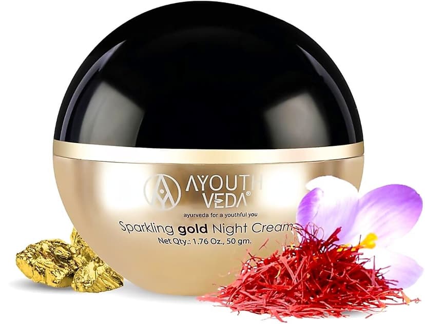 Ayouthveda Sparkling Gold Night Cream