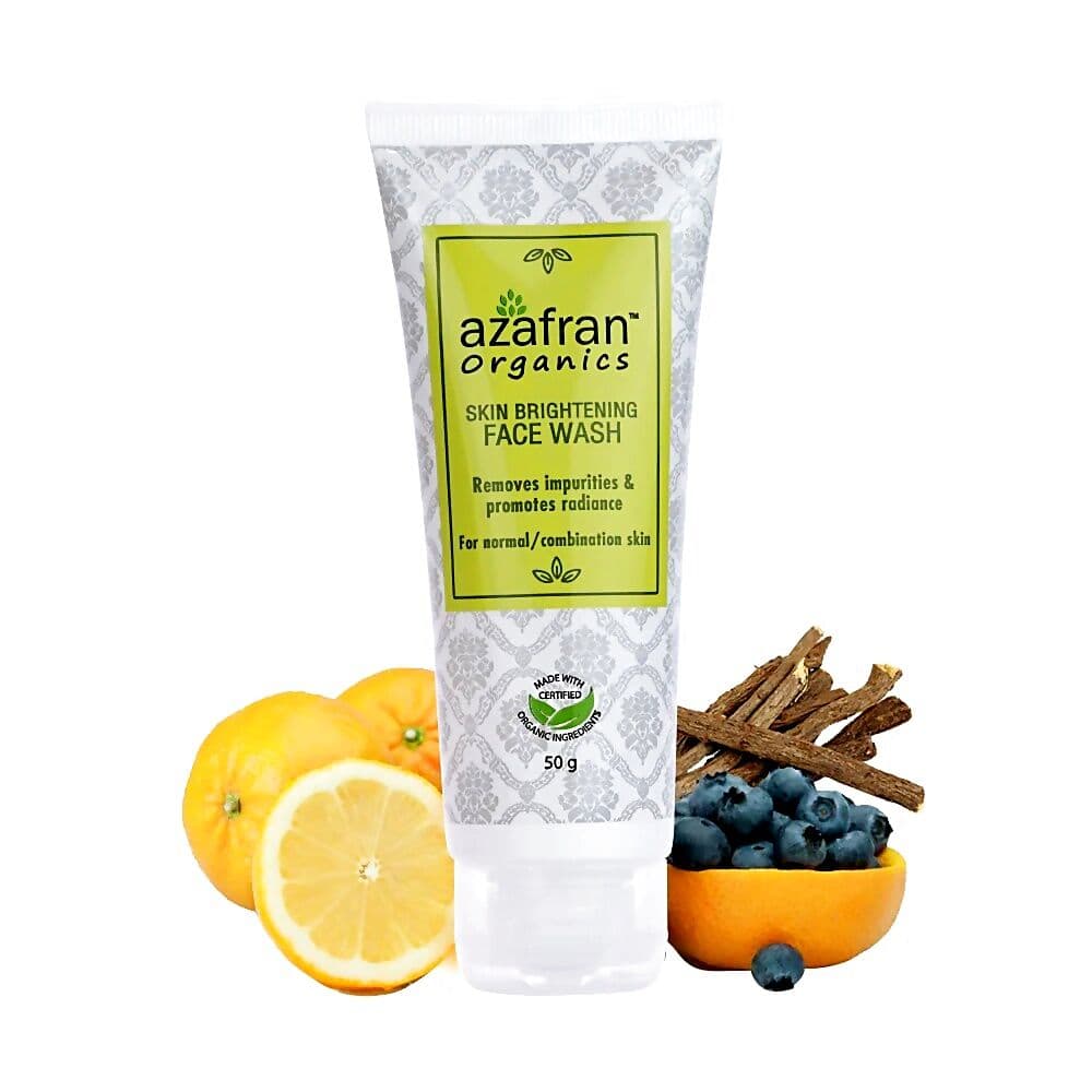 Azafran Organic Skin Brightening Face Wash