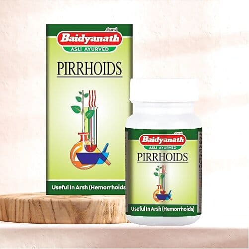 Baidyanath Pirrhoids Tablets - Asli Ayurveda