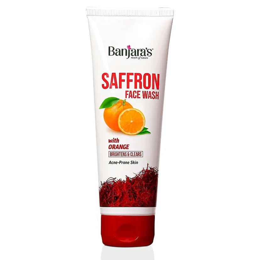 Banjara's Saffron Face Wash with Orange