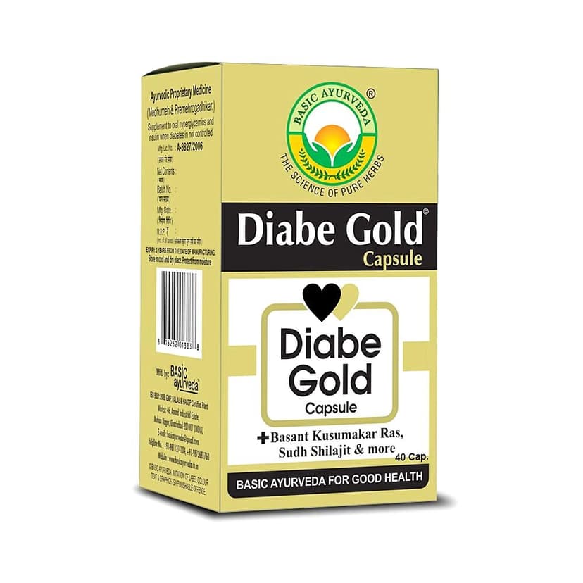 Basic Ayurveda Diabe Gold Capsule