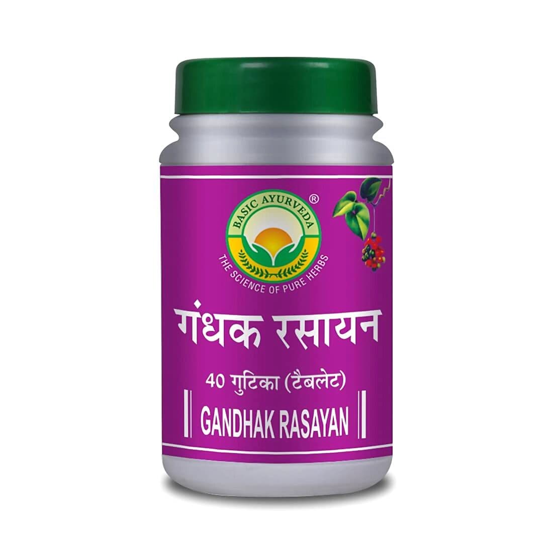 Basic Ayurveda Gandhak Rasayan Bati Tablet