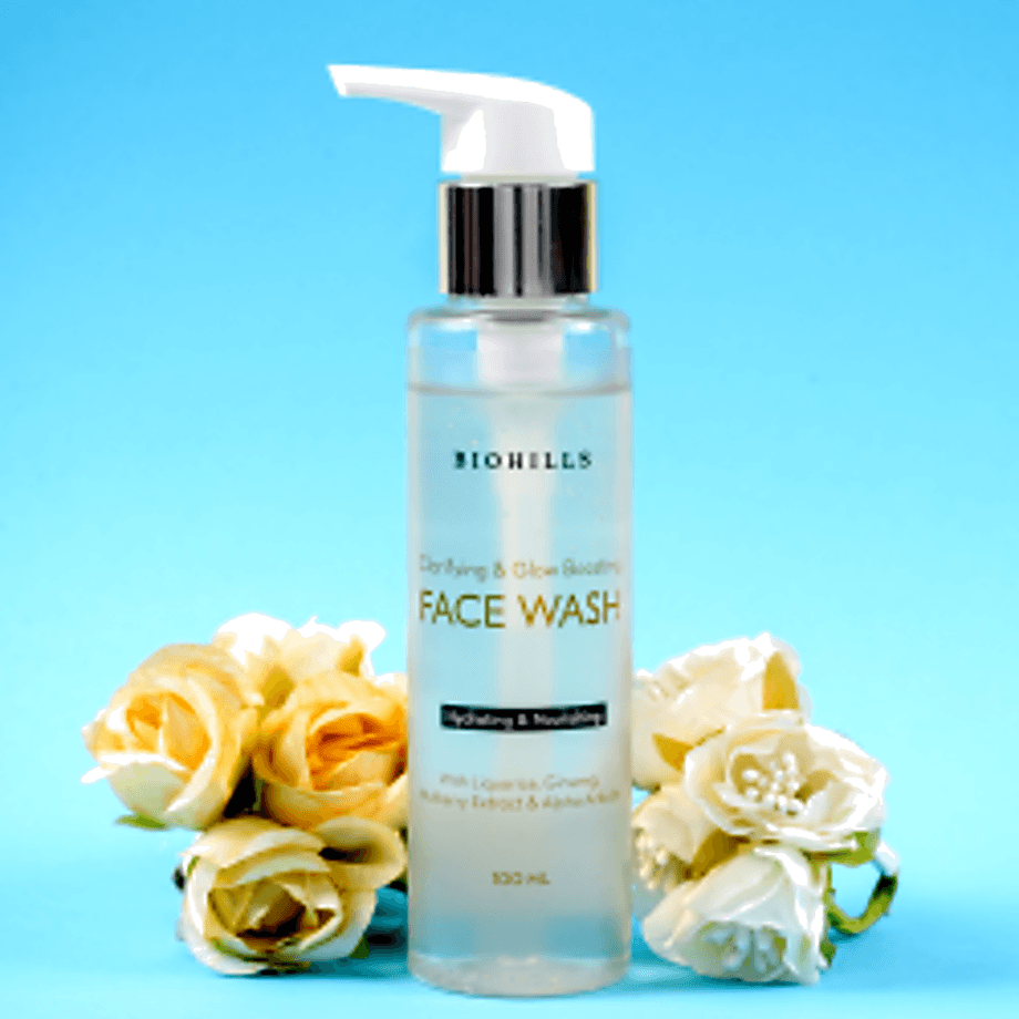 Biohills Glow & glassy face wash cleanser