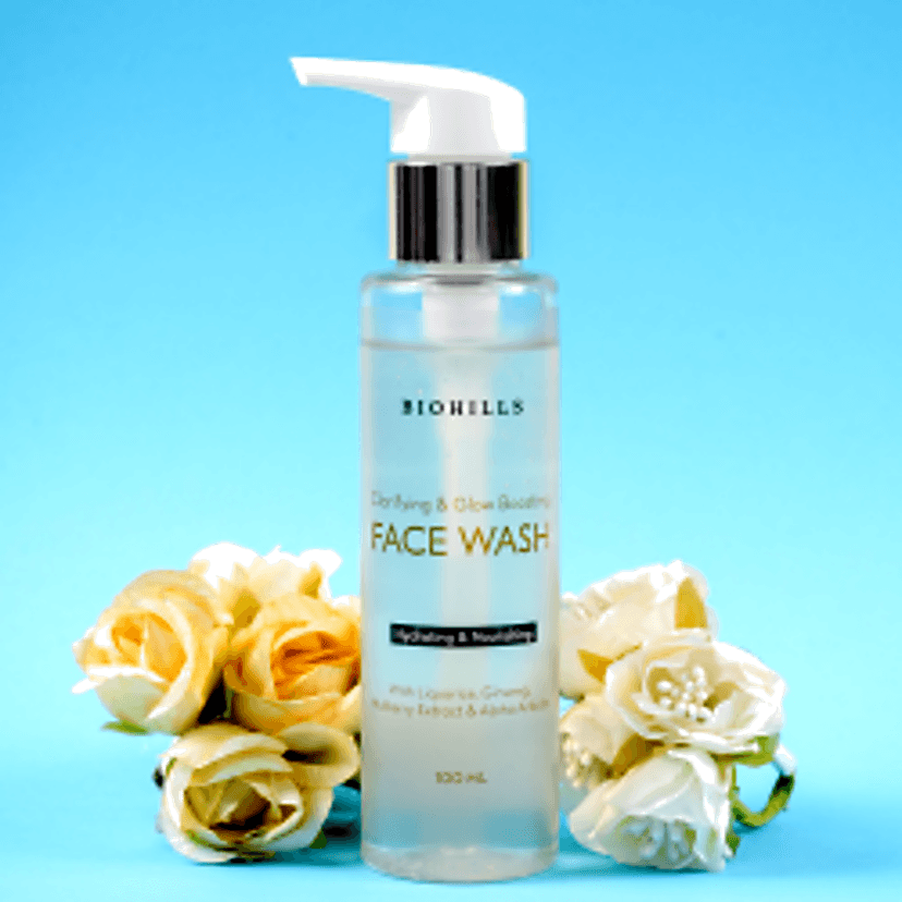 Biohills Glow & glassy face wash cleanser