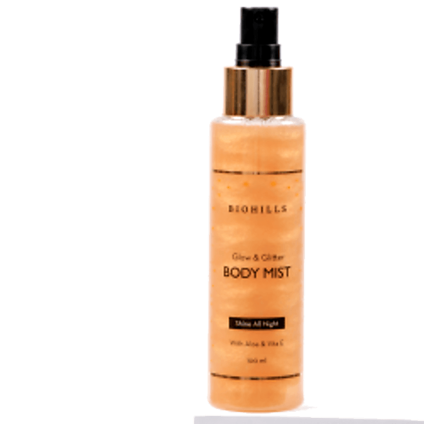 Biohills Glow & glitter body mist