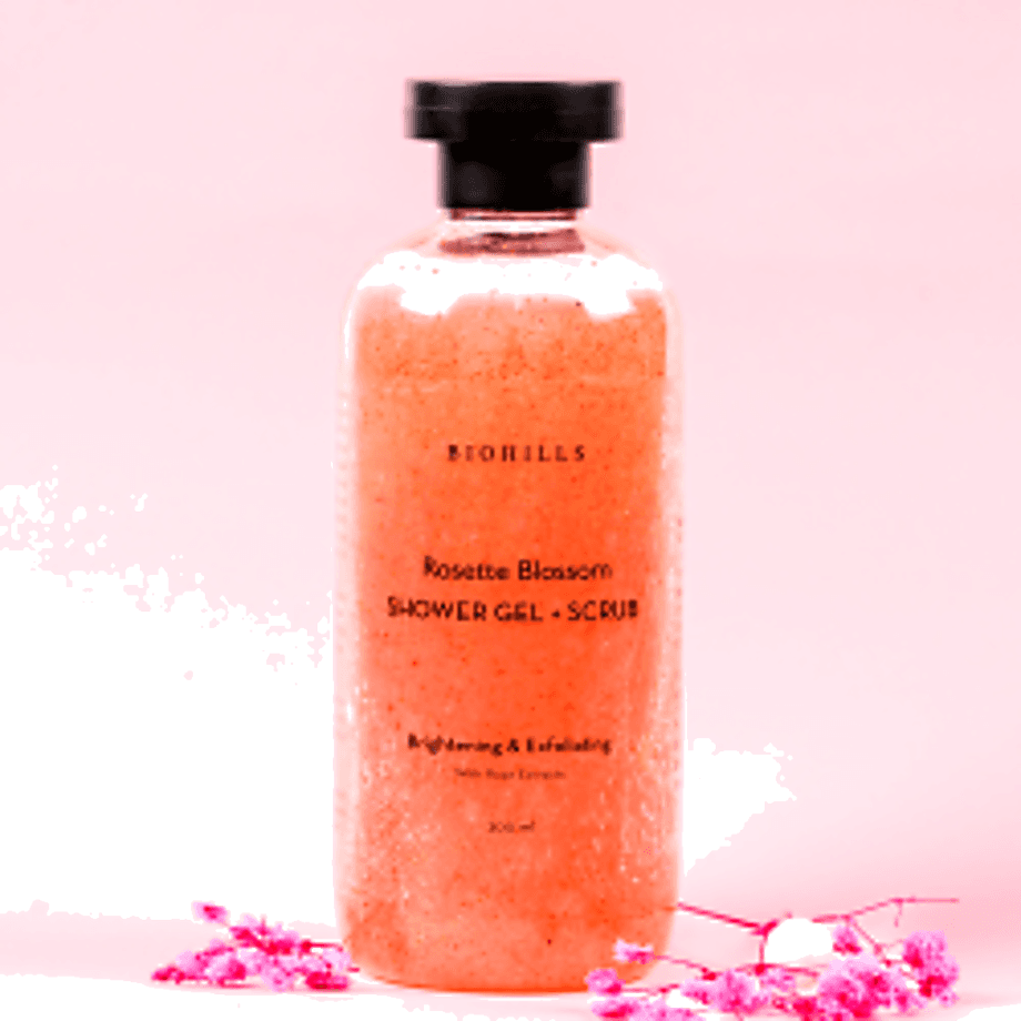 Biohills Rosette Blossom shower gel + scrub
