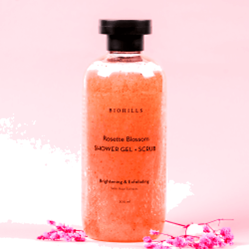 Biohills Rosette Blossom shower gel + scrub