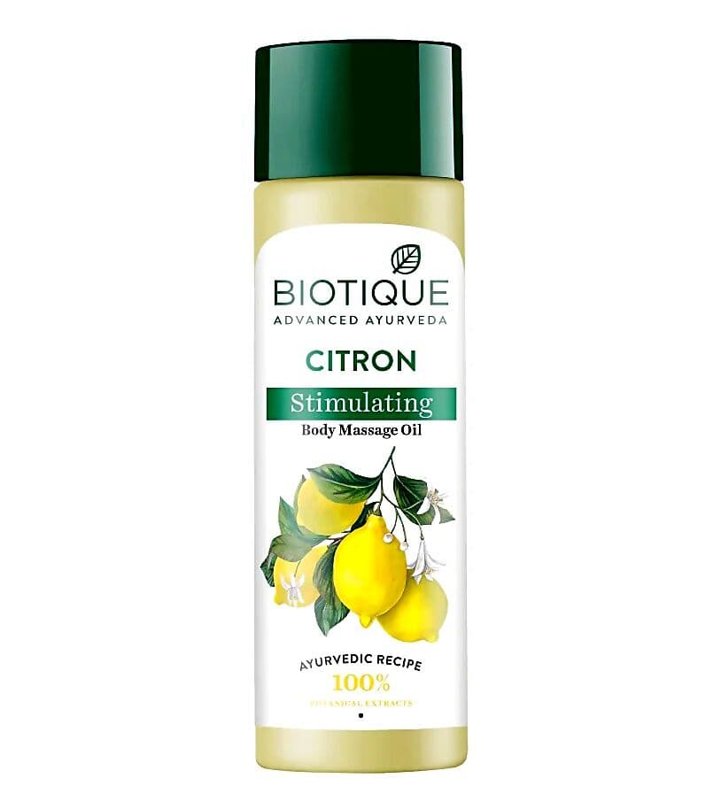 Biotique Citron Stimulating Body Massage Oil 