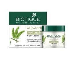 Biotique Wheatgerm Anti-Ageing Night Cream