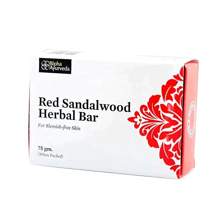 Bipha Ayurveda Red Sandalwood Herbal Bar