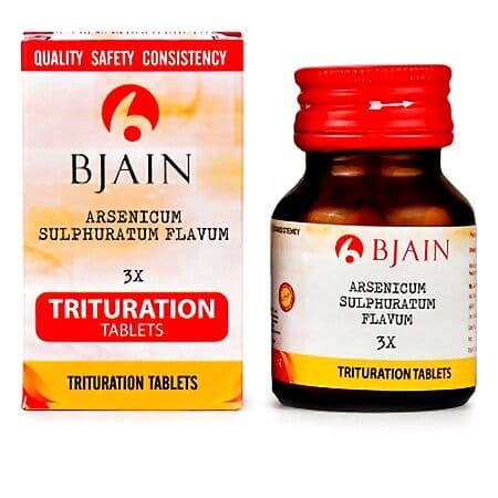 Bjain Arsenicum Sulphuratum Flavum 3X