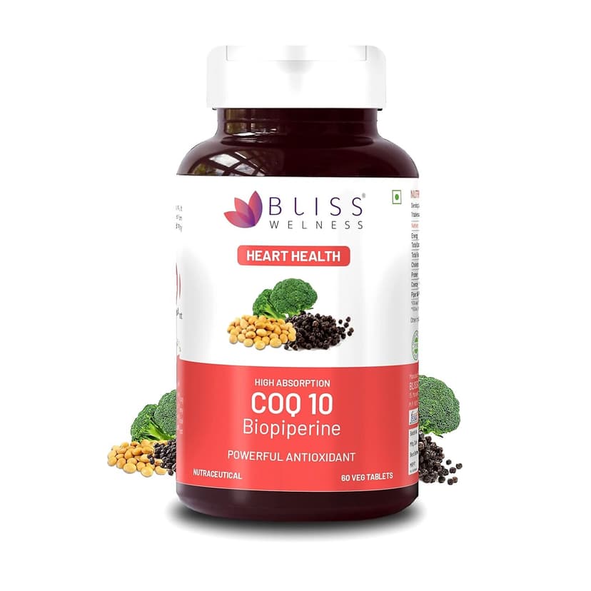 Bliss Welness Coq10 Bio Piperine Capsules