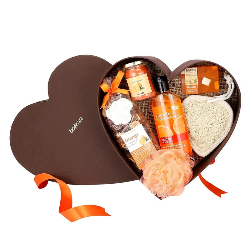 BodyHerbals Orange Surprise Bath Set