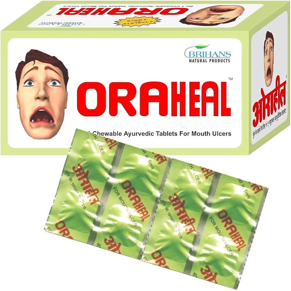 Brihans Oraheal Mouth Ulcer Tablets