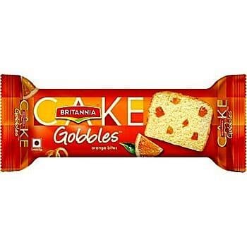 Britannia Gobbles Orange Bites Cake
