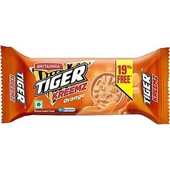 Britannia Tiger Orange Cream Biscuits