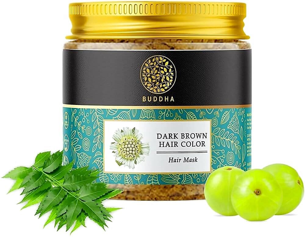 Buddha Natural Dark Brown Hair Color Powder