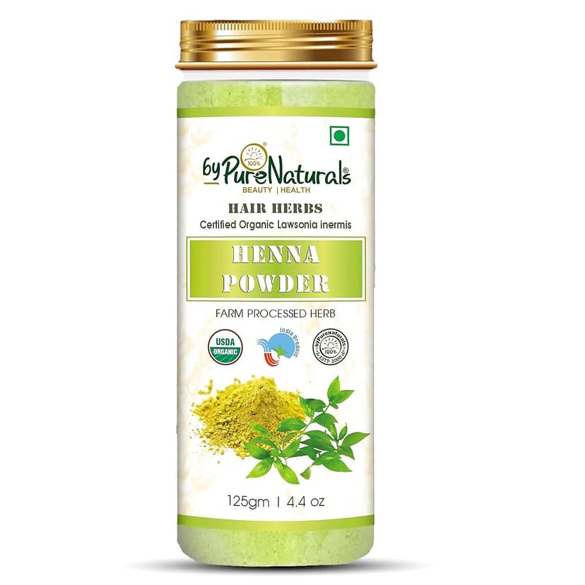 Bypurenaturals Organic Henna Herb Powder