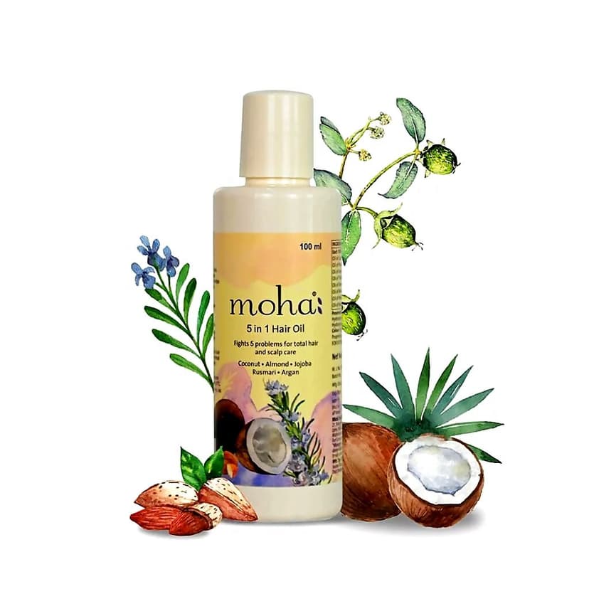 Charak Pharma Moha 5 in 1 Hair Oil