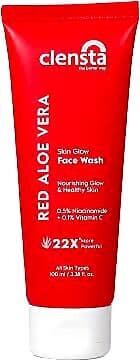 Clensta Red Aloe Vera Skin Glow Face Wash