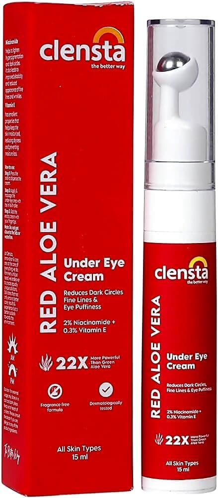 Clensta Red Aloe Vera Under Eye Cream