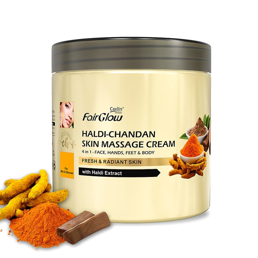 Corlin Herbals Haldi Chandan Massage Cream