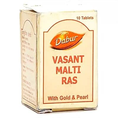Dabur Vasant Malti Ras With Gold And Pearl