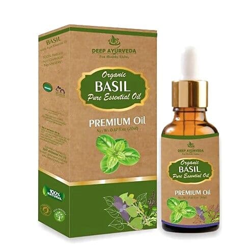 Deep Ayurveda Basil Pure Essential Oil