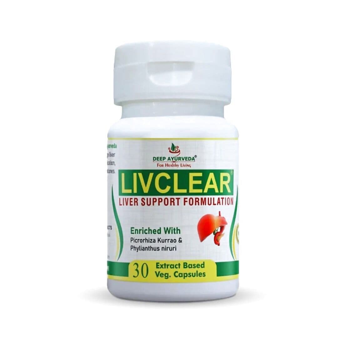 Deep Ayurveda Livclear Vegan Capsule