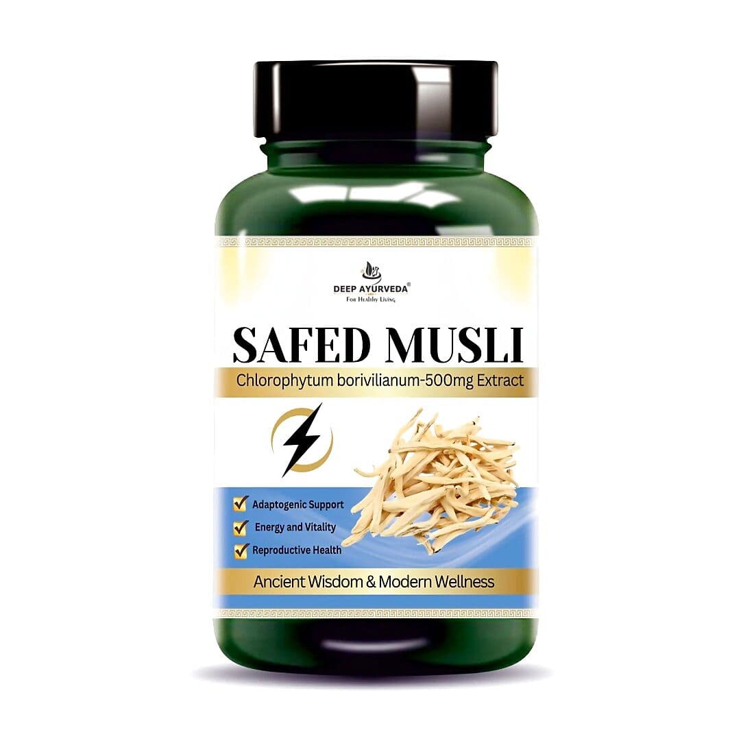 Deep Ayurveda Safedmusli Veg Capsule