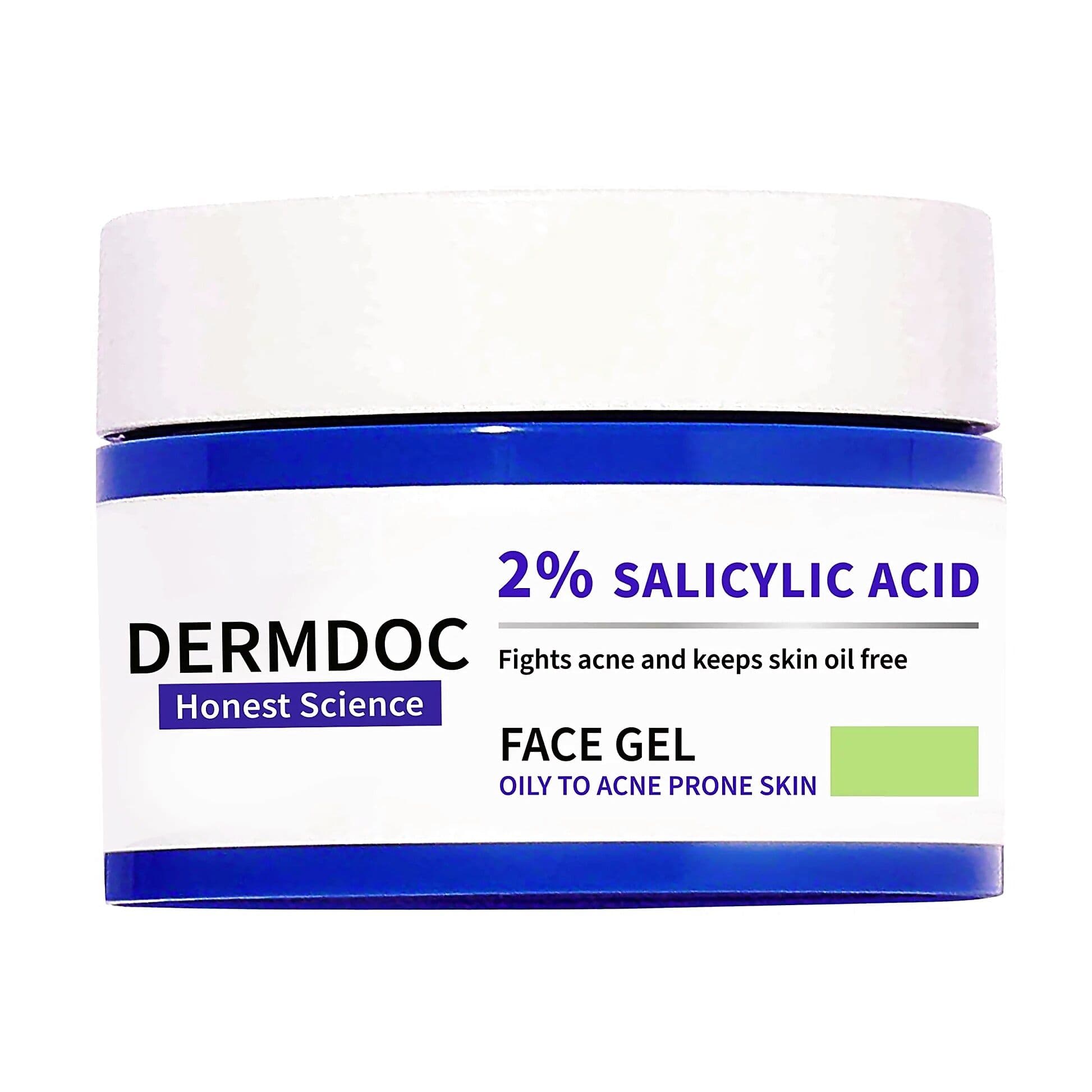  DermDoc 2% Salicylic Anti Acne Face Gel