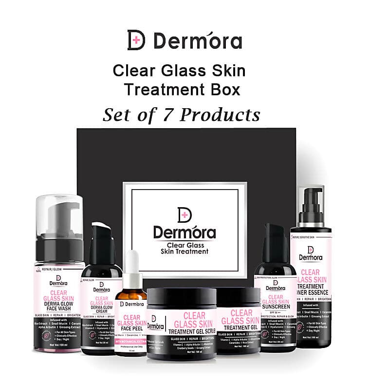 Dermora Clear glass skin treatment kit 