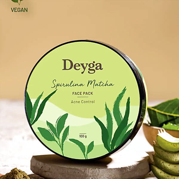 Deyga Spirulina Matcha Face Pack