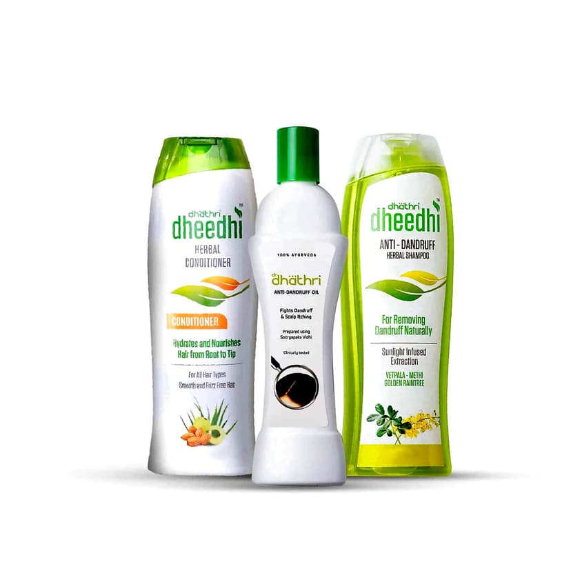 Dhathri Ayurveda Anti Dandruff Combo