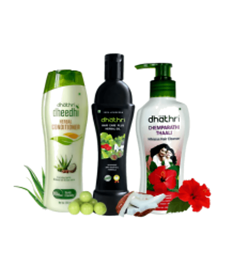 Dhathri Ayurveda Frizz Free Hair Kit