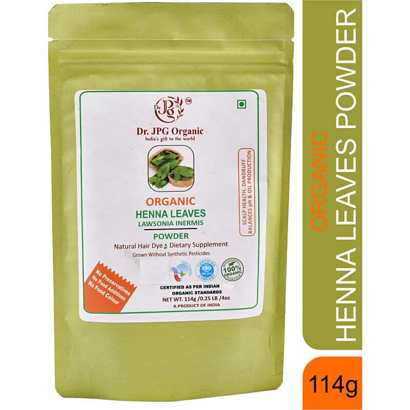 Dr. Jpg Organic Henna Leaves Powder