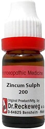 Dr. Reckeweg Zincum Sulf Dilution 200 Ch