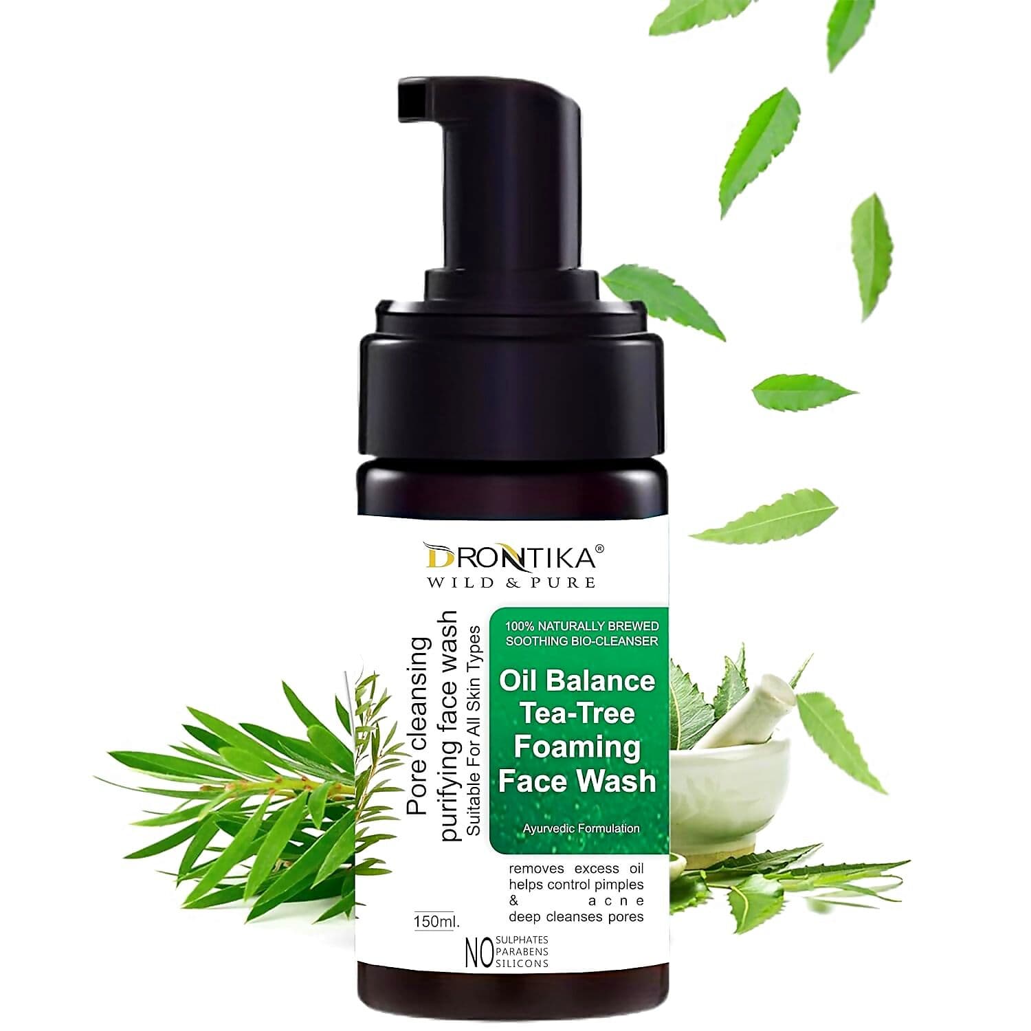 Drontika Tea Tree Foaming Face Wash