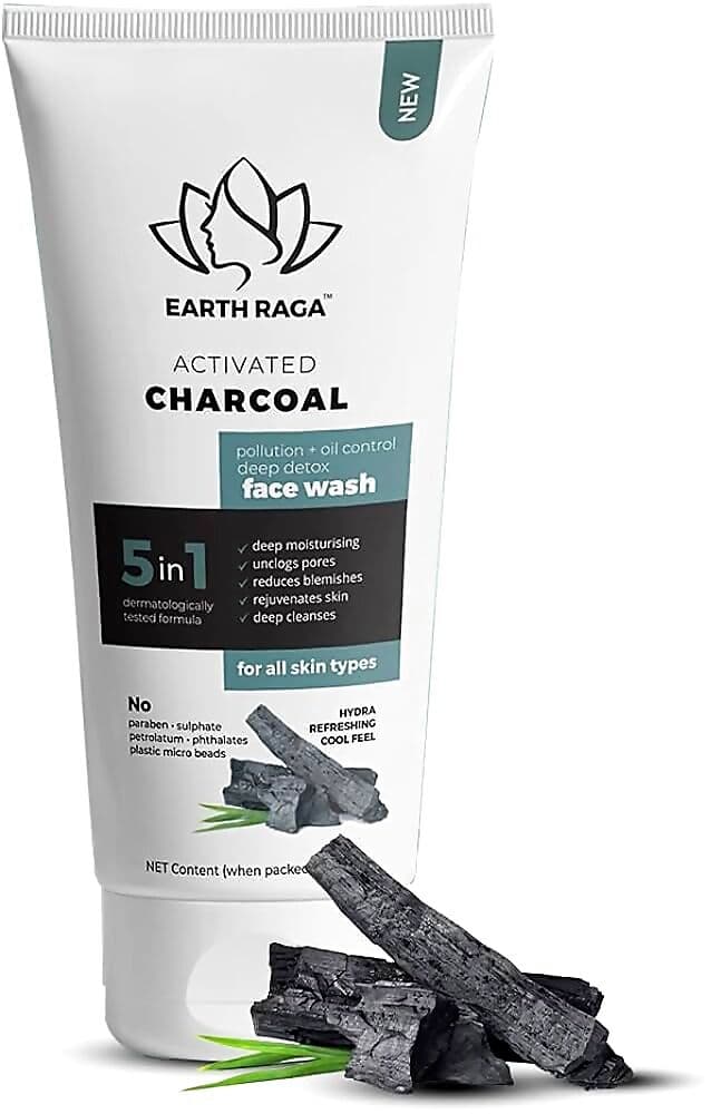 Earthraga Activated Charcoal Facewash