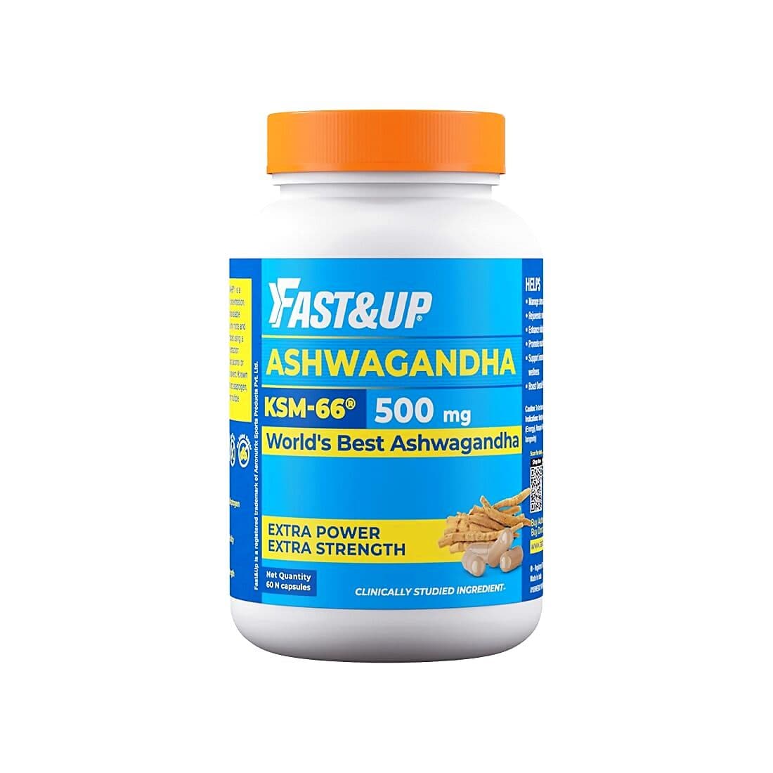 Fast&Up Ashwagandha Ksm-66 600Mg Capsules