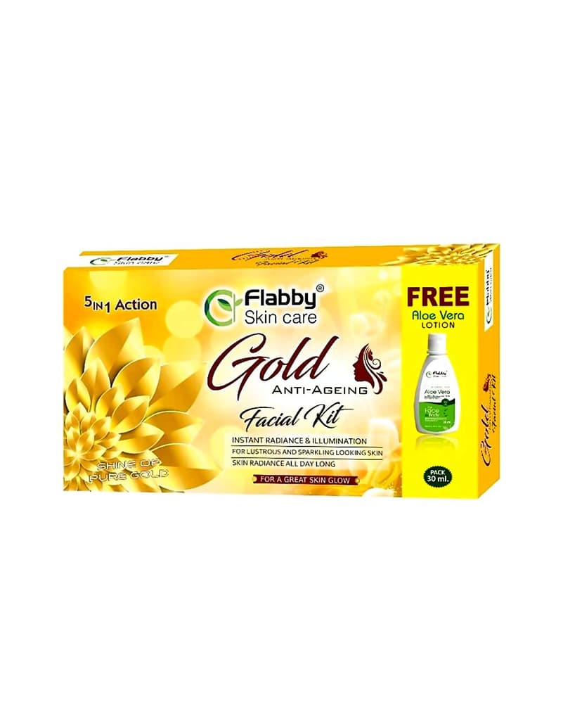 Flabby Skin Care Gold Facial Kit